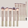 13-Piece Makeup Brush Set – Synthetic Kabuki Foundation Concealer Eyeshadow Blending Powder Blush Brushes