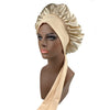 Large Satin Sleep Bonnet for Women - 42 cm (16.5 in) Silk Night Cap for Hair Protection