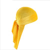 Unisex Velvet Longtail Pirate Hat Durag Bandana Headwrap - Breathable Soft Velvet - 46 x 105 cm (18.1 x 41.3 in) - 17 Colors