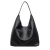 Large High-Capacity Retro PU Leather Hobo Shoulder Bag for Women – Bucket Purse
