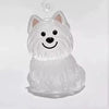 Dog Hair Storage Keychain Pendant Cute Resin Dog Fur Keeper Bag Charm for Car Keys, Couples & Gifts