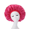 Large Satin Sleep Bonnet for Women - 42 cm (16.5 in) Silk Night Cap for Hair Protection