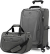 Lightweight Softside Expandable 21-Inch (53 cm) Carry-On Spinner Luggage with 4 Wheels + Underseat Tote