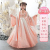 Girls Hanfu Dress Summer Tang Style Kids Cosplay Party Costume Long Princess Outfit
