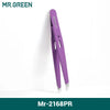 Colorful Stainless Steel Slanted Tip Eyebrow Tweezers – Precision Fine Hair Puller & Makeup Tool