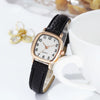 Women's Small 23mm Quartz Watch Leather Strap Arabic Numerals Fashion Wristwatch