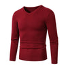 Women's V-Neck Lightweight Knitted Pullover Sweater, Casual Business Solid Color Jumper