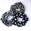 2-Pack/3-Pack Retro Leopard Print Thick Fabric Hair Loops – Elastic Hair Ties for Women