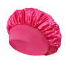 Rhinestone Wide Band Satin Sleep Bonnet - Hair Care Turban Headwrap Shower & Makeup Cap