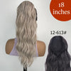 34-Inch (86 cm) Clip-In Synthetic Ponytail Hair Extension — Blonde Wrap-Around Long Straight Hairpiece