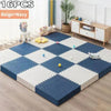 EVA Interlocking Floor Tile 30×30×1 cm (11.8×11.8×0.4 in) Leaf Texture Non-Slip Shock-Absorbing Gym, Yoga & Baby Play Mat