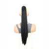 24-Inch (61 cm) Clip-In Straight Ponytail Hair Extension, Heat-Resistant Synthetic Claw Clip for Women, Blonde/Black