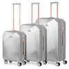 3-Piece 20/24/28 Inch (51/61/71 cm) ABS+PC Hardside Luggage Set with Spinner Wheels & TSA Lock - Unisex Travel Suitcases
