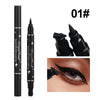 Double-Ended Stamp Eyeliner Pen — Waterproof, Quick-Drying & Smudge-Proof Liquid Eyeliner