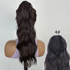 Wavy Drawstring Ponytail Extension 18 in (45 cm) Clip-In Synthetic High-Temp Fiber Hairpiece