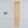 Wrap-Around Clip-In Ponytail Hair Extension 22-34 in (56-86 cm) Long Straight Heat-Resistant Synthetic Blonde Brown