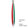 Christmas Color Braid Ponytail Extension with Elastic Tie - Straight Sleek Tube Wrap, Heat-Resistant Synthetic Hair