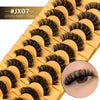3D Faux Mink Wispy Cat-Eye False Eyelashes – 10 Pairs, Layered Natural-Look Lashes (15–20 mm / 0.59–0.79 in)