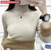 Women's Turtleneck Velvet Lined Knit Sweater - Thick Warm Slim Pullover