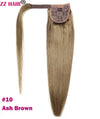 ZZHAIR 100% Human Remy Clip-In Wrap-Around Ponytail 16-26 in (40-66 cm) 140g Machine-Made Straight