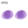 Silicone Makeup Brush Cleaning Mat - 1 or 2-Pack Brush Cleaner Pad for Washing Makeup Brushes