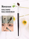 3D Nose Shadow V-Face Contour Makeup Brush - Soft Horse Hair Blending Brush for Highlight, Blush & Powder