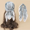 Paisley Print Silk-Feel Satin 70 x 70 cm (27.6 in) Square Scarf Bandana Hijab Headband Neck Scarf for Women