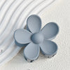 Flower Frosted Candy Hair Claw Clip – Non-Slip Strong Hold Jaw Clip for Women & Girls