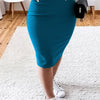 Plus Size A-Line Skirt for Women — Short Office to Semi-Formal, Spring/Summer Solid Colors (White Black Navy Brown), Machine Washable
