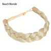 Adjustable Handmade Braided Headband – Natural High-Temp Fiber Hairband for Women