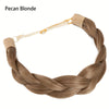 Adjustable Handmade Braided Headband – Natural High-Temp Fiber Hairband for Women