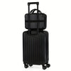 1- or 2-Piece Hard Shell Luggage Set - 20in (51cm) Spinner Carry-On + 14in (36cm) Crossbody Handbag, Wheels, Multi-Color