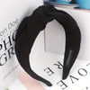 Criss Cross Wide Fabric Headband for Women Solid Color Twist Hair Band