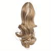 Clip-In Curly Ponytail Hair Extension – 11.8 in (30 cm) Loose Wave Claw Clip, Synthetic High-Temp Fiber for Women