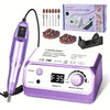 Professional Electric Nail Drill — Up to 35,000 RPM for Acrylic, Gel & Crystal Nails, Includes 100 Bits & 6 Polishing Belts