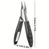 1pc Eagle Beak Beveled Nail Pliers Stainless Steel Ingrown & Thick Nail Trimmer for Manicure & Pedicure