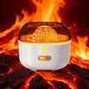 7-Color USB Volcano Aromatherapy Diffuser Humidifier with Ambient Nightlight for Home, Office & Car
