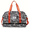 Large Capacity Stripe Travel Duffle Bag - Yoga & Gym Bag, Maternity Luggage Organizer for Short Trips