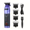 Professional Cordless Hair Clippers USB Rechargeable Trimmer with Digital Display Low-Voltage Precision for Travel and Outdoor