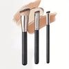 3-Pack Professional Foundation & Concealer Brushes for BB Cream Contouring Makeup — Travel Makeup Brush Set for Women