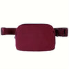 Everywhere Adjustable Belt Bag - Small Nylon Waist Pouch for Workout, Running, Travel, Hiking