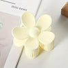 Flower Frosted Candy Hair Claw Clip – Non-Slip Strong Hold Jaw Clip for Women & Girls