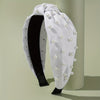 Solid Color Headband 1-Pack - Women's Polyester Hairband for Dress Up