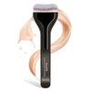 Professional Foundation Brush - Soft Nylon Bristles, Brown Handle, Kabuki Makeup Brush for Liquid Foundation, BB Cream & Powder, Travel-Friendly