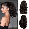 Curly Wavy Clip-In Ponytail – Clip-On Volumizing Hair Extension for Women – Heat-Resistant Fiber
