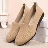 Women's Knitted Slip-On Loafers - Lightweight Non-Slip Flat Casual Walking Shoes