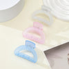 3-Pack Matte Shark Hair Claw Clips Solid Color Elegant Hair Clips for Women