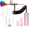Portable Rechargeable Airbrush Spray Gun Kit — 0.3mm Nozzle, USB‑C, 20/40ml Cups, Adjustable Airflow