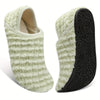 Lightweight Slip-On House Slippers - Non-Slip Rubber Sole, Cozy Fabric Lining, All-Season