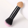 Double-Ended Purple Makeup Sponge & Brush Set — 1 or 3-Pack